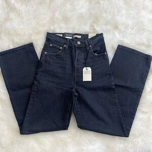 Levi’s Ribcage Ankle Straight Black